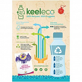 Keel eco, Плюшена играчка, Панда, 25 см, Keel Toys