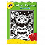 Книжка за оцветяване от кадифе "Животни"