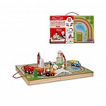 Дървен комплект в куфарче - Ферма Melissa and Doug 40142