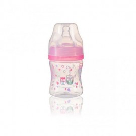 Шише Babyono широко гърло 120 мл розово 402/02