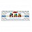 Дървен шарен влак Melissa and Doug 40544