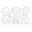 Комплект за новородено с мечета Ciccim Baby 10 ч 4419