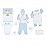 Комплект за новородено с рибка Ciccim Baby 10 ч 4523