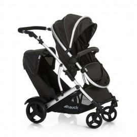 Бебешка количка за породени деца HAUCK Duett 2 Black 500118