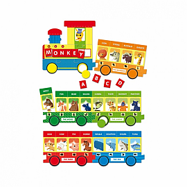 Игра Lisciani Carotina plus Влакът на животните 50093
