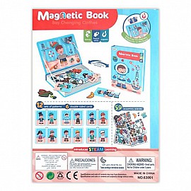 Магнитна книга Raya Toys Дрехи за момче 59 части 63001
