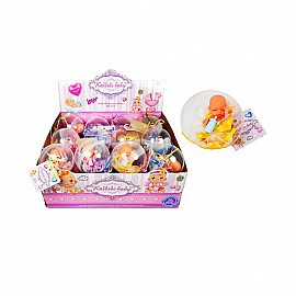 Малка кукла бебе Raya Toys в сфера, Асортимент