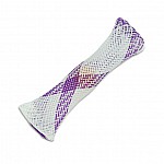 Fidget-антистрес играчка Marble and Mesh топче в мрежа бяло-лилаво