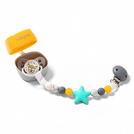 Кутия за залъгалка Babyono NATURAL NURSING жълта 535/03