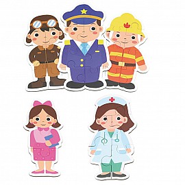 Професиите - 6 прогресивни пъзела, 33 части