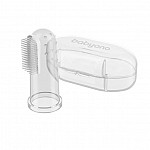 Четка за масаж на венците Babyono бял 723/01