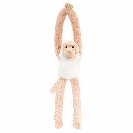 Маймунка със звук, 47 см, бяла и кафяво, Keel Toys
