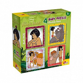Детски пъзел Lisciani Disney Classic двулицев 4x4ч.