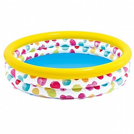 Надуваем басейн INTEX Cool Dots
