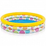 Надуваем басейн INTEX Cool Dots