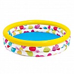 Детски надуваем басейн INTEX Cool Dots, голям