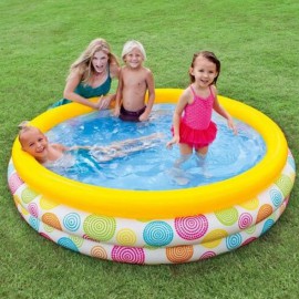 Детски надуваем басейн INTEX Cool Dots, голям