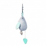 Плюшена играчка Babyono Музикалната сова София с гризалка 792