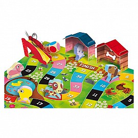 Дървена игра Lisciani Montesori Baby Farm 85873
