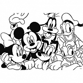 Пъзел Lisiani Maxi 2 х 12 ч. Mickey 86559