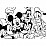 Пъзел Lisiani Maxi 2 х 12 ч. Mickey 86559