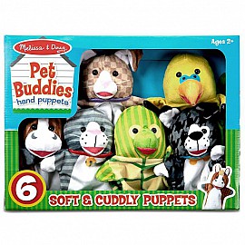 Петрушки за куклен театър Melissa and Doug Домашни любимци 19119