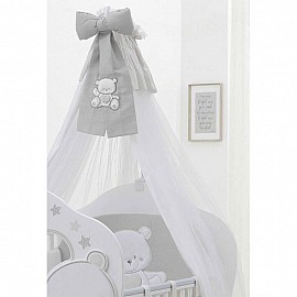 Балдахин със стойка Italbaby JOLIE White/Grey