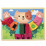 Активна дъска за основни умения Облечи котето