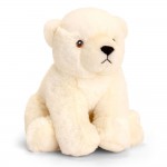 Keel eco, Плюшена играчка, Полярна мечка, 18 см, Keel Toys