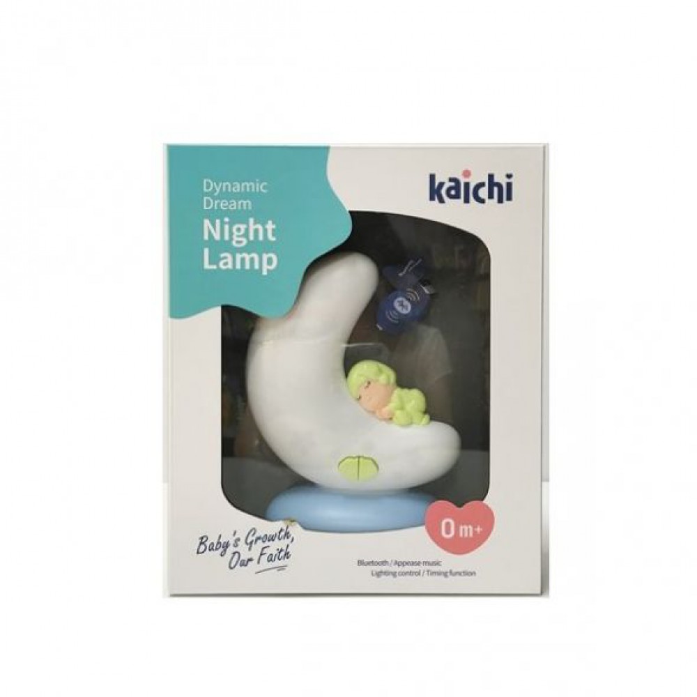Бебешка музикална лампа с Bluetooth Луна Kaichi Raya Toys, Син