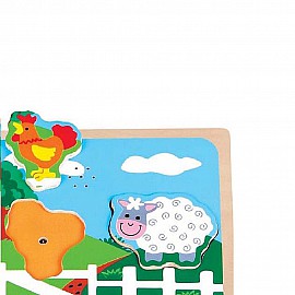 Дървен музикален пъзел, Ферма