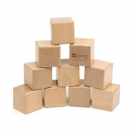 Дървени сензорни кубчета, със звуци