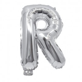 Балон Procos фолио буква R сребърен