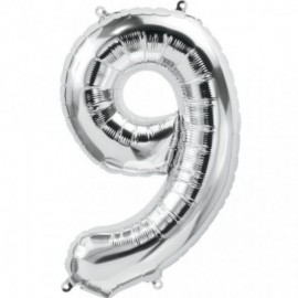 Балон Procos фолио N9 сребърен 31 см