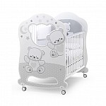 Бебешка кошара Italbaby JOLIE Oblò White/Grey