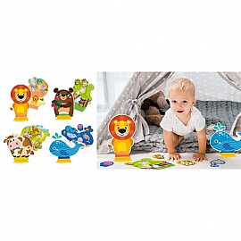 Бебешки пъзел Lisciani CAROTINA BABY Моите приятели животните 85521