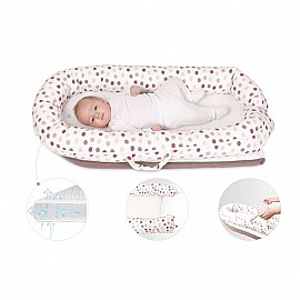 Бебешко кошче-гнездо Baby Matex Gniazdko DeLux-04 0251, Сив