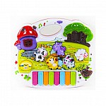 Бебешко пиано Raya Toys Животни и гъбка