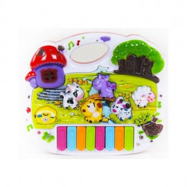 Бебешко пиано Raya Toys Животни и гъбка