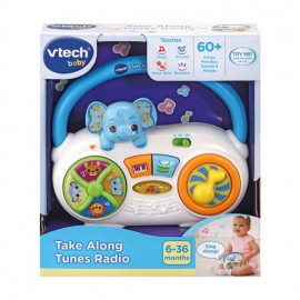 Бебешко радио Vtech Take Along Tunes слонче