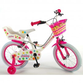 Детски велосипед с помощни колела, Ашли, 16 инча