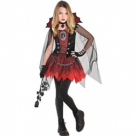 Детски карнавален костюм Amscan Dark Vamp Girl 4-8 години