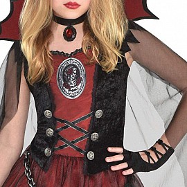 Детски карнавален костюм Amscan Dark Vamp Girl 4-8 години