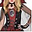 Детски карнавален костюм Amscan Dark Vamp Girl 4-8 години
