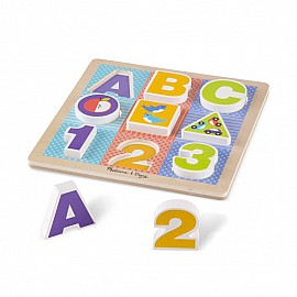 Дървен пъзел Melissa and Doug ABC Chunky 11899