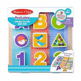 Дървен пъзел Melissa and Doug ABC Chunky 11899