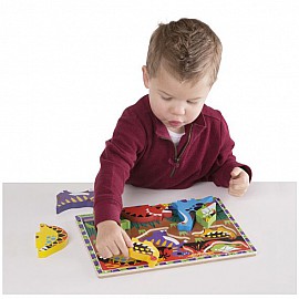 Дървен пъзел Melissa and Doug Динозаври 13747