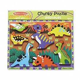 Дървен пъзел Melissa and Doug Динозаври 13747