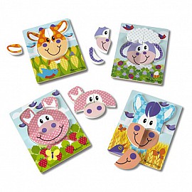 Дървен пъзел Melissa&Doug Ферма 40132