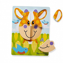 Дървен пъзел Melissa&Doug Ферма 40132